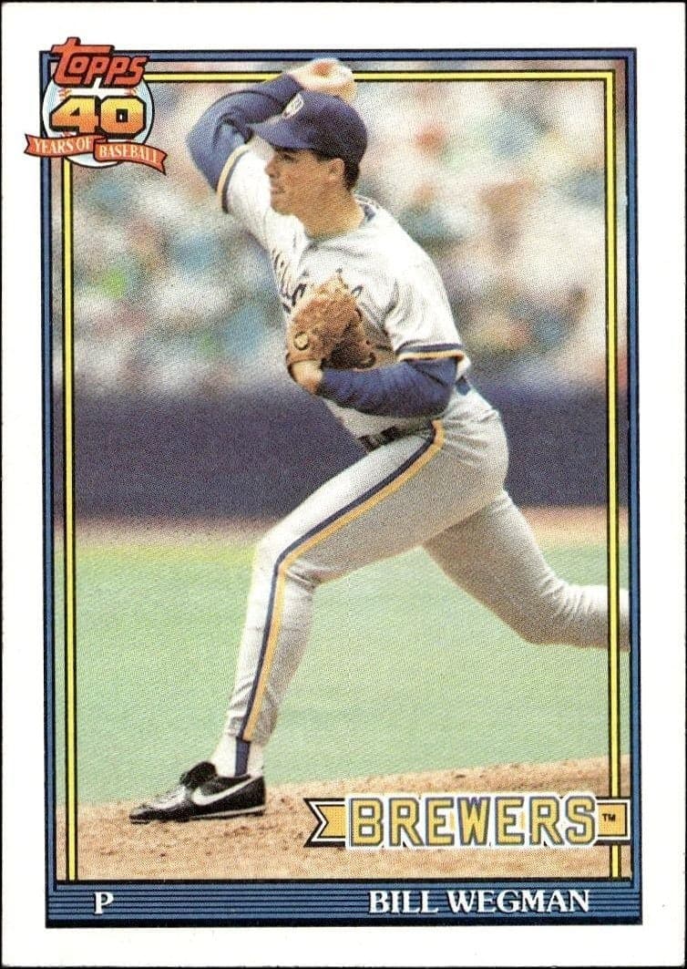 1991 Topps Bill Wegman #617 trading card