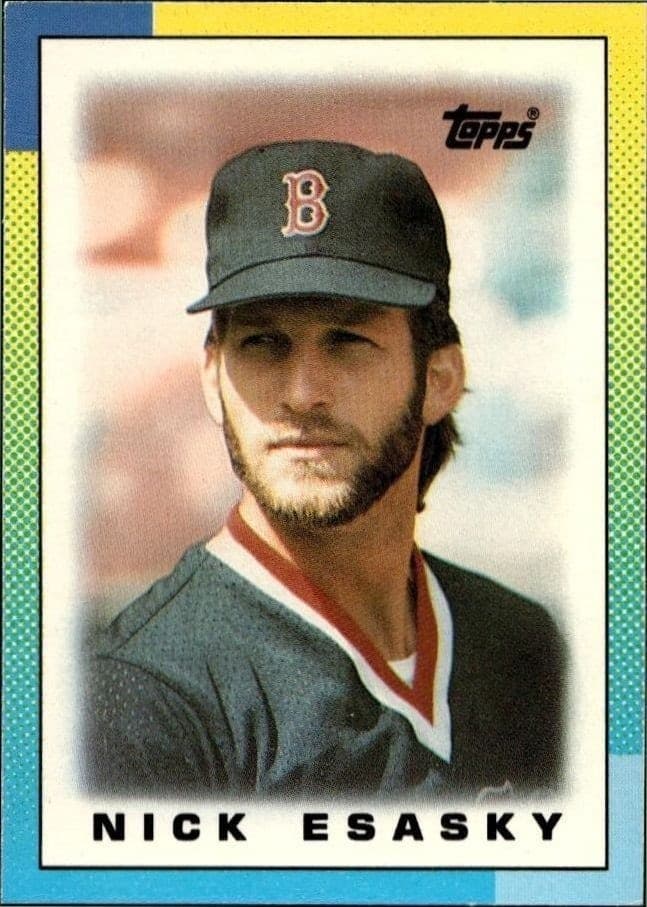 1990 Topps Minis Nick Esasky #5 trading card