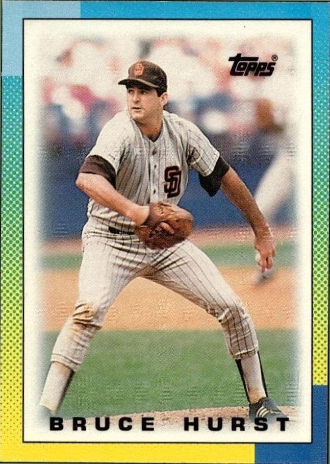 1990 Topps Minis Bruce Hurst #81 trading card