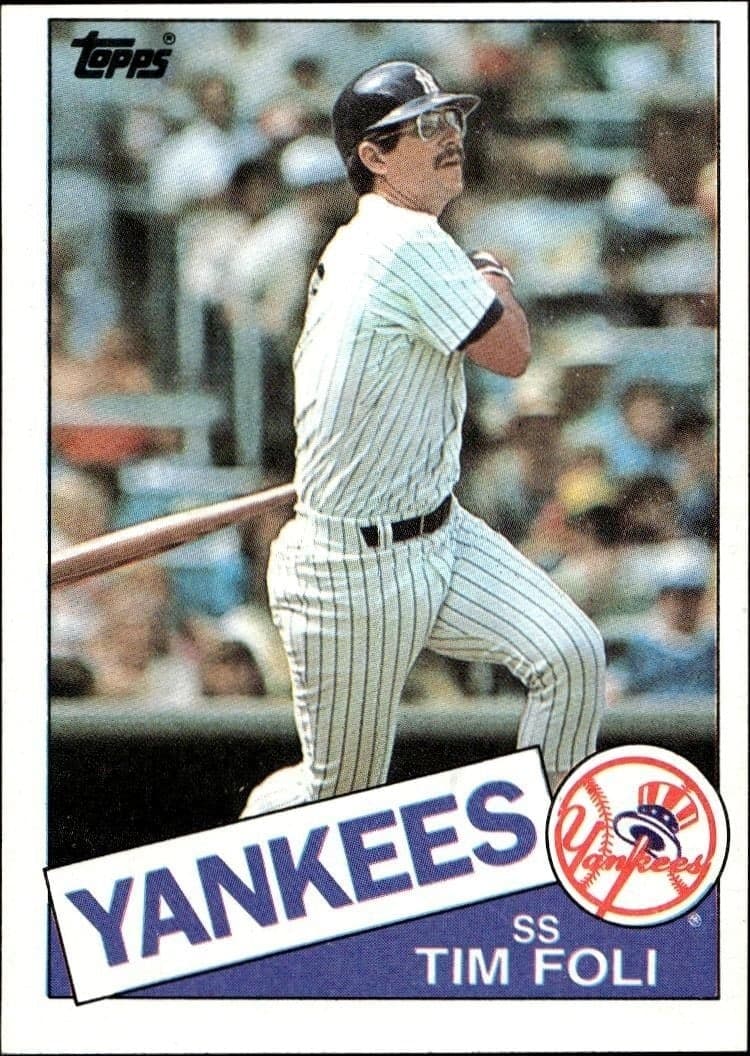 1985 Topps Tim Foli #456 baseball trading card front