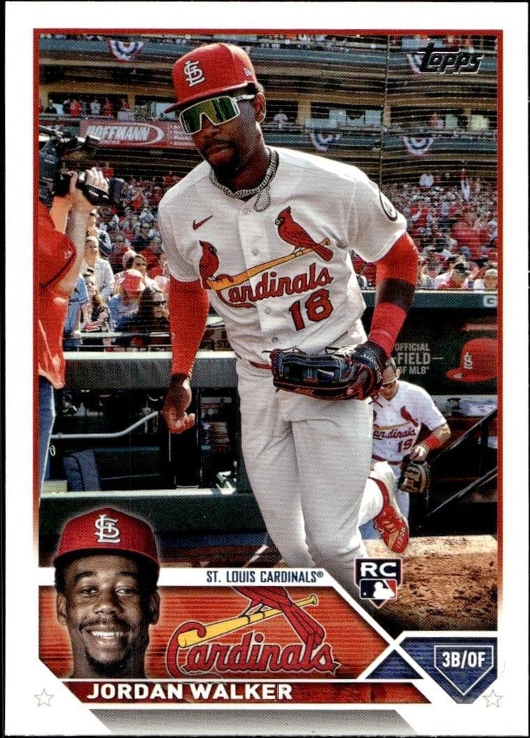 2023 Topps Jordan Walker #344 trading card