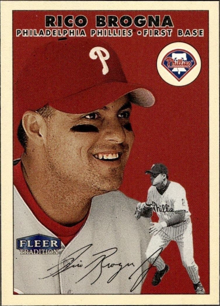 2000 Fleer Tradition Glossy Rico Brogna #407 trading card