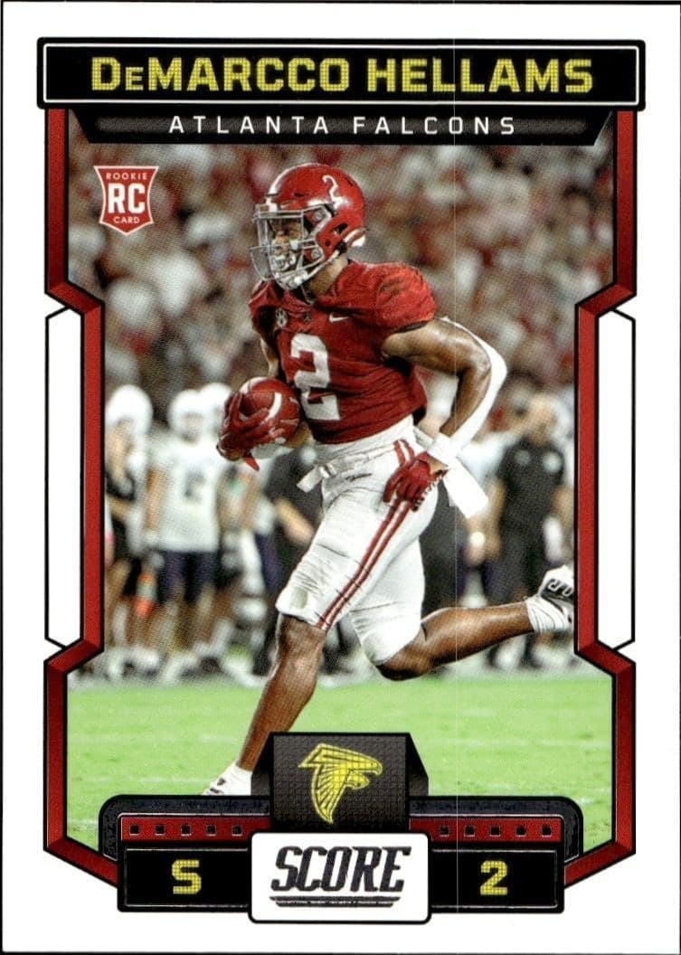 2023 Panini Score DeMarcco Hellams #385 football trading card front