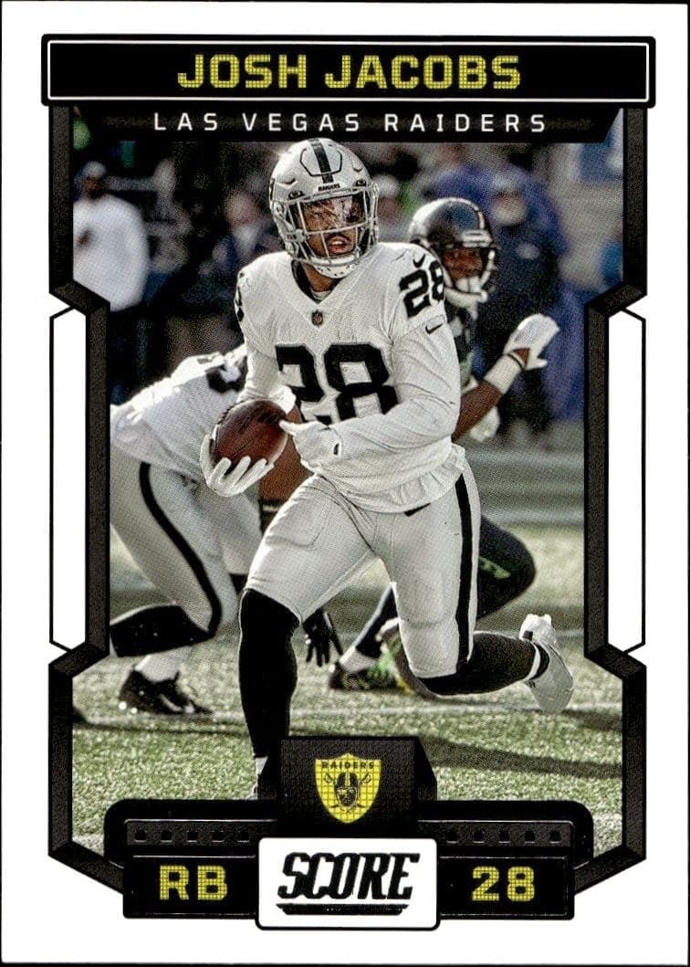 2023 Panini Score Josh Jacobs #133 trading card