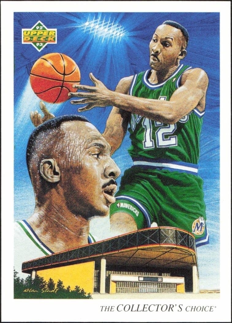1992-93 Upper-Deck Derek Harper #49B trading card