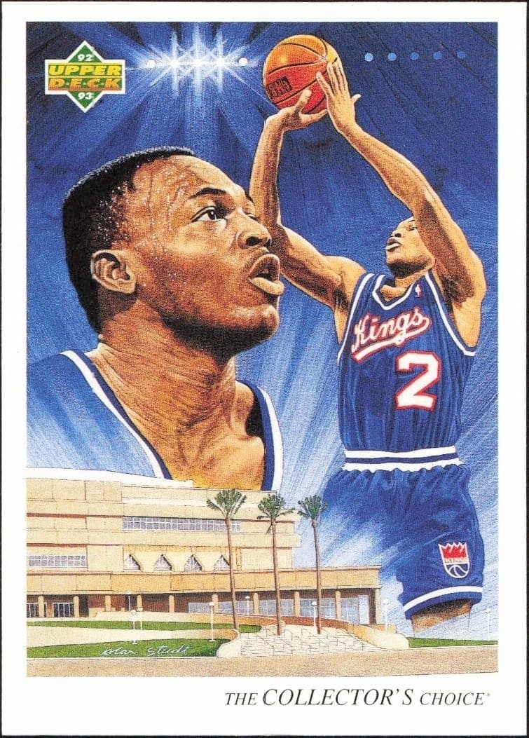 1992-93 Upper-Deck Mitch Richmond #45 trading card