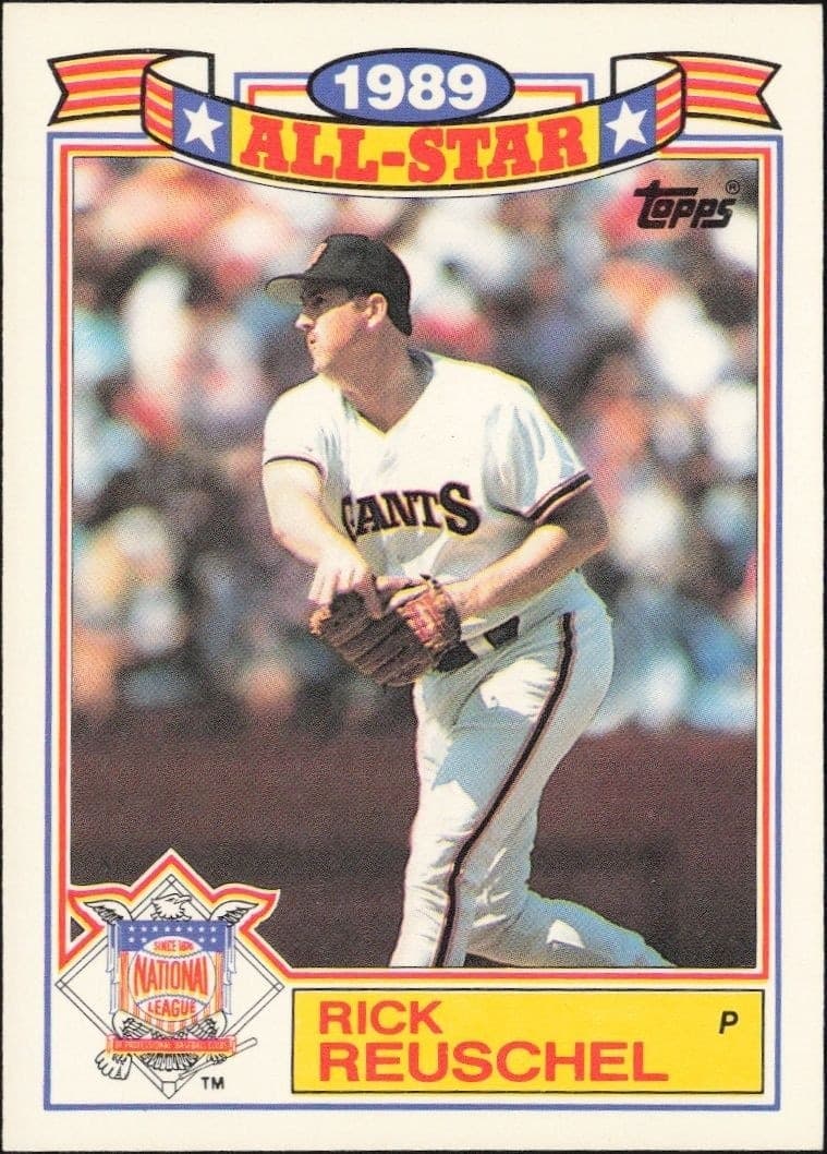 1990 Topps Rick Reuschel #10 trading card