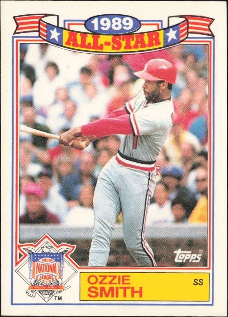 1990 Topps Ozzie Smith #5 trading card