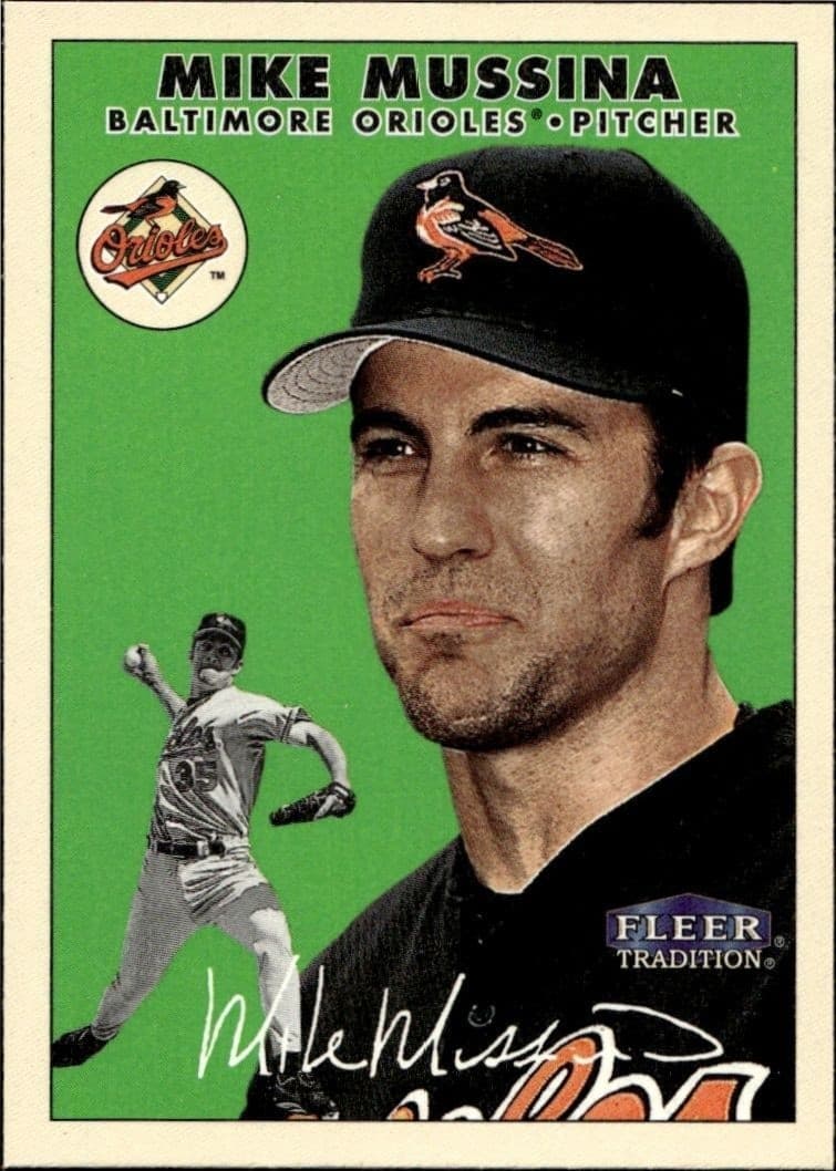2000 Fleer Tradition Glossy Mike Mussina #232 trading card