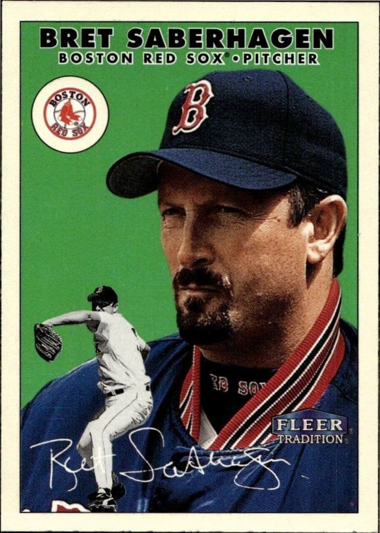 2000 Fleer Tradition Glossy Bret Saberhagen #260 trading card