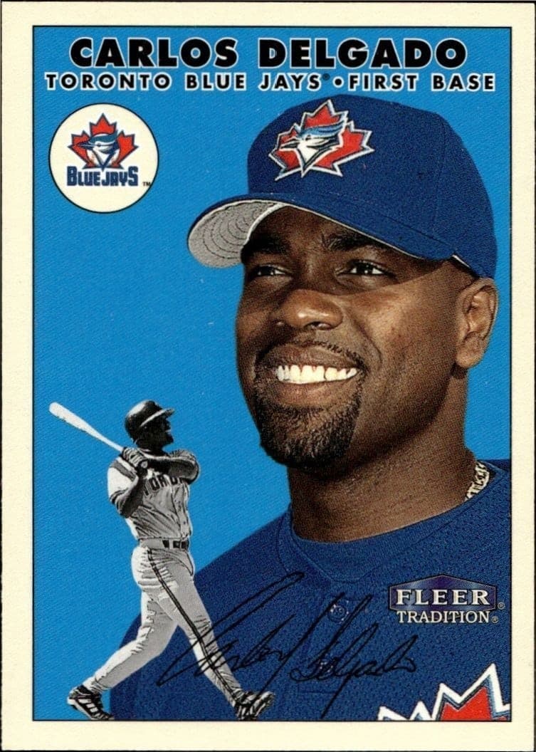 2000 Fleer Tradition Glossy Carlos Delgado #89 trading card