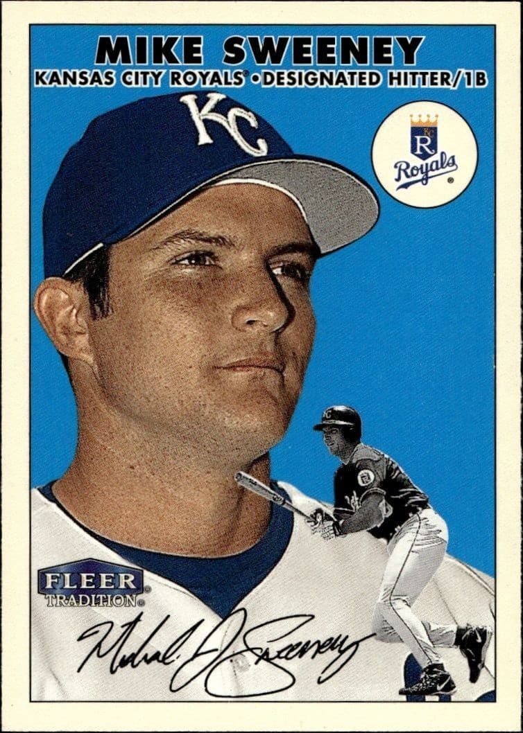 2000 Fleer Tradition Glossy Mike Sweeney #62 trading card