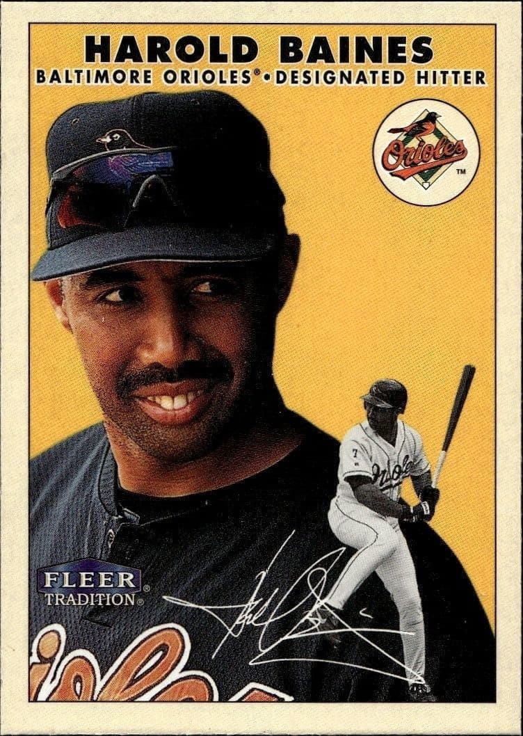 2000 Fleer Tradition Glossy Harold Baines #287 trading card
