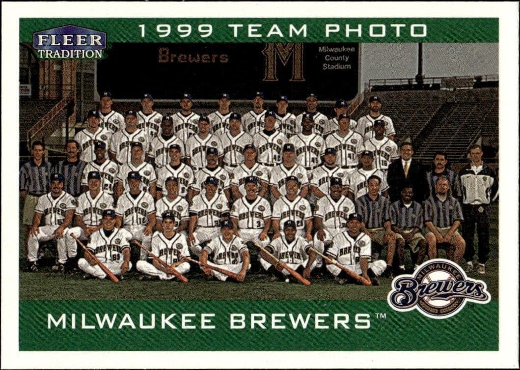 2000 Panini Tradition Glossy Milwaukee Brewers #308 trading card