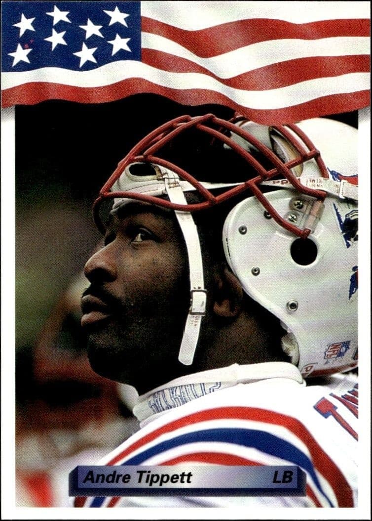 1992 Aw-Sports Team NFL Andre Tippett #76 trading card