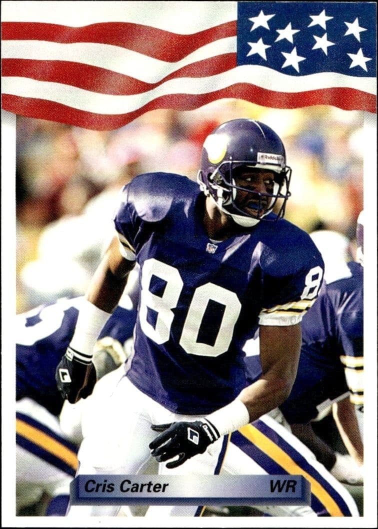 1992 Aw-Sports Team NFL Cris Carter #231 trading card