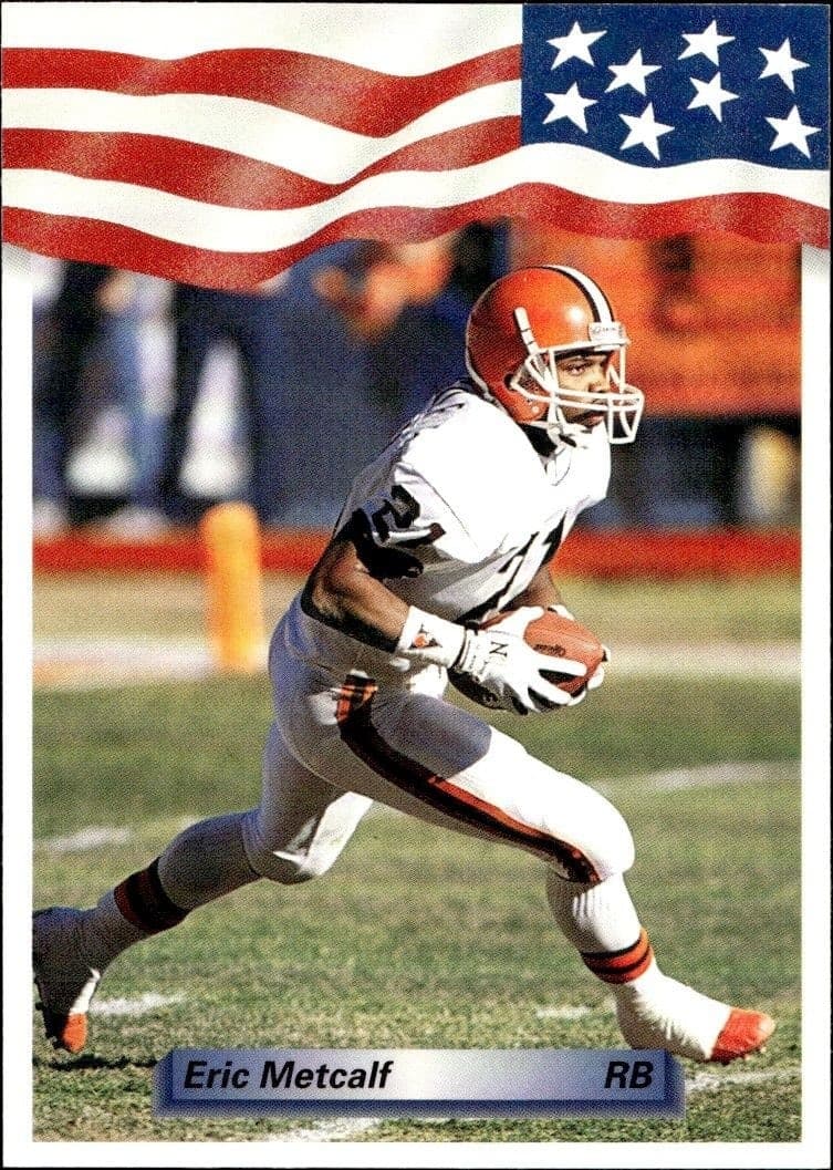 1992 Aw-Sports Team NFL Eric Metcalf #233 trading card