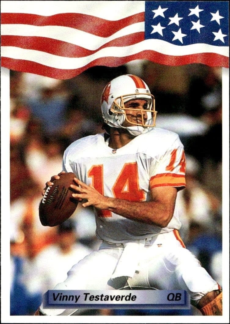 1992 Aw-Sports Team NFL Vinny Testaverde #235 trading card