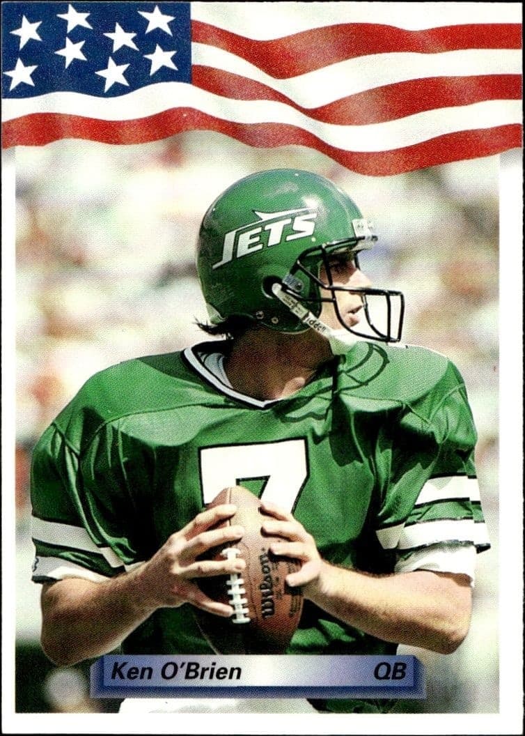 1992 Aw-Sports Team NFL Ken O'Brien #227 trading card