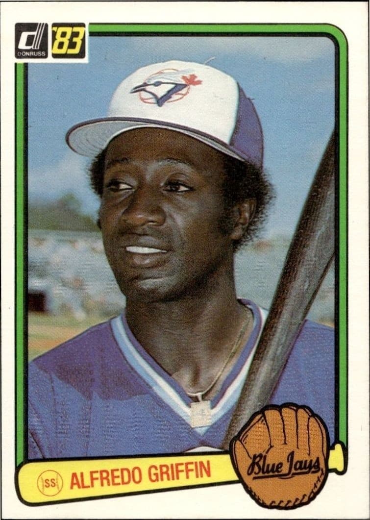 1983 Donruss Alfredo Griffin #180 trading card