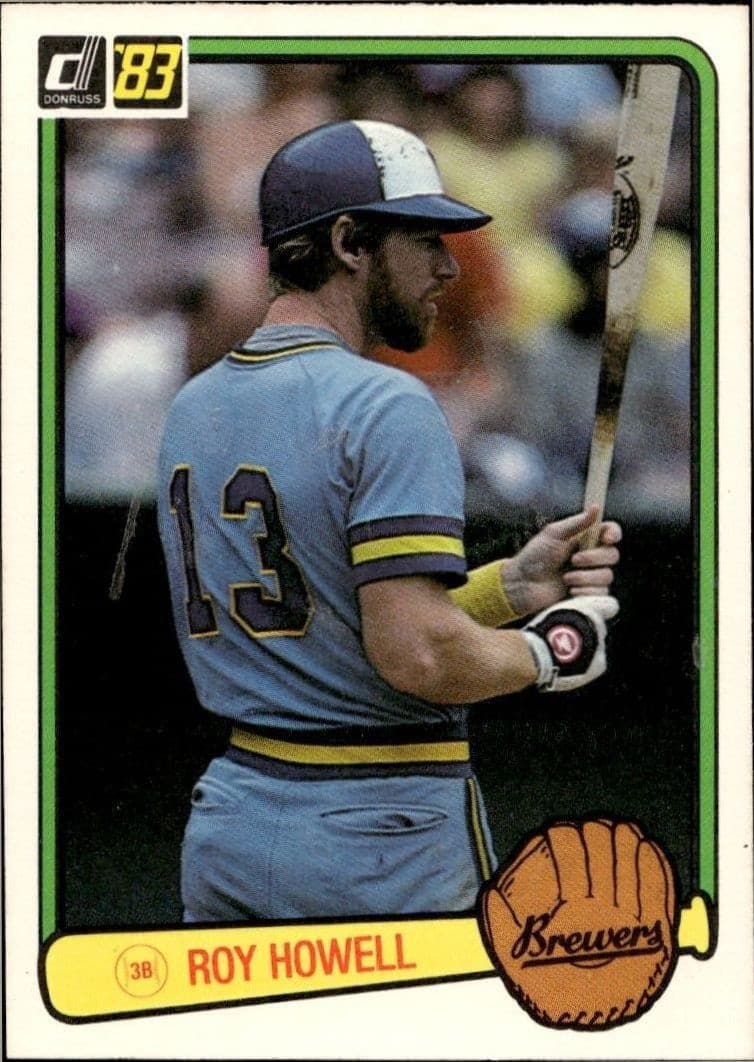 1983 Donruss Roy Howell #358 trading card