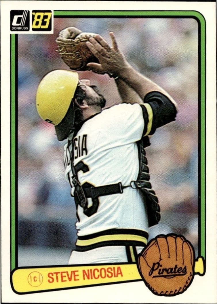 1983 Donruss Steve Nicosia #528 trading card