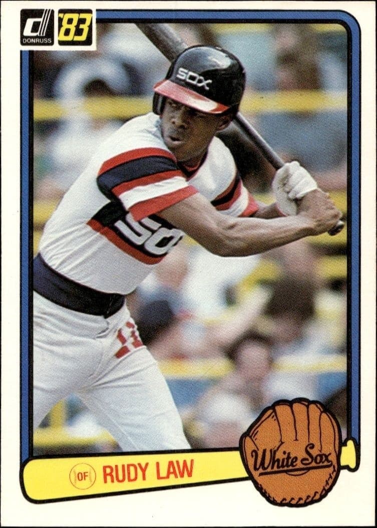 1983 Donruss Rudy Law #521 trading card