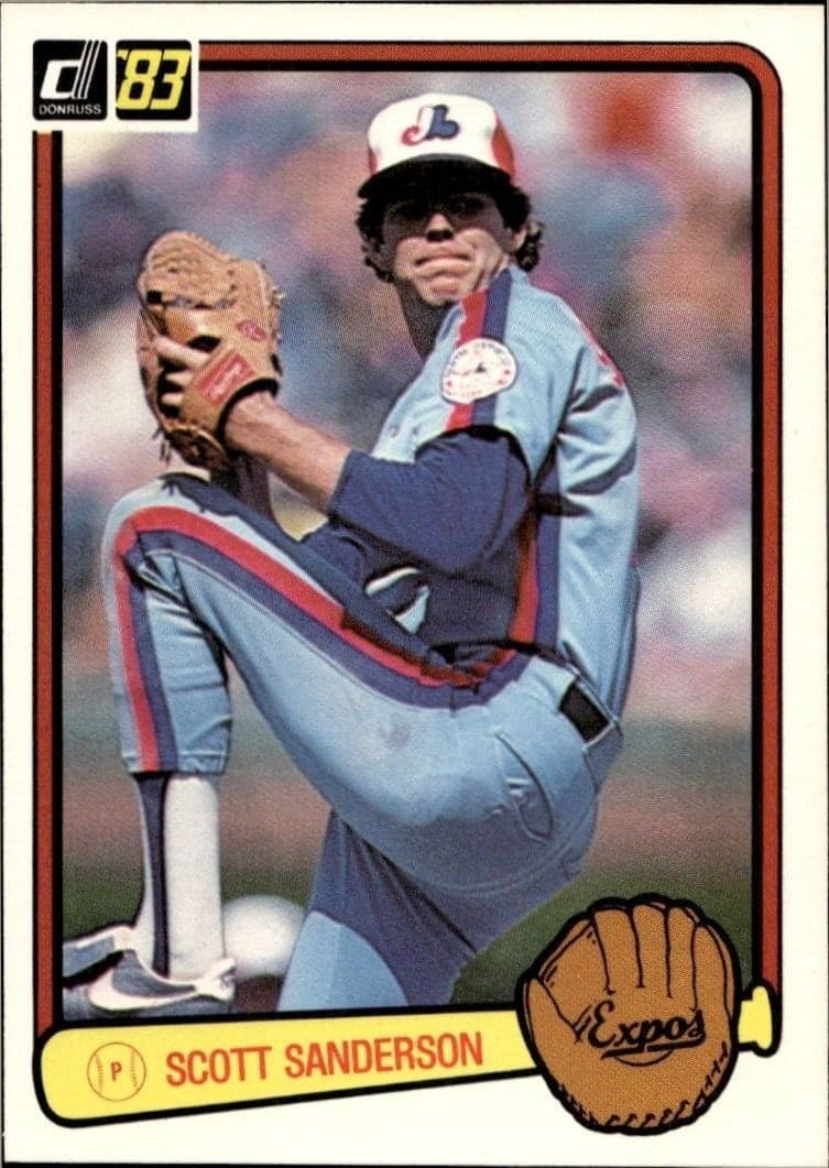 1983 Donruss Scott Sanderson #446 trading card