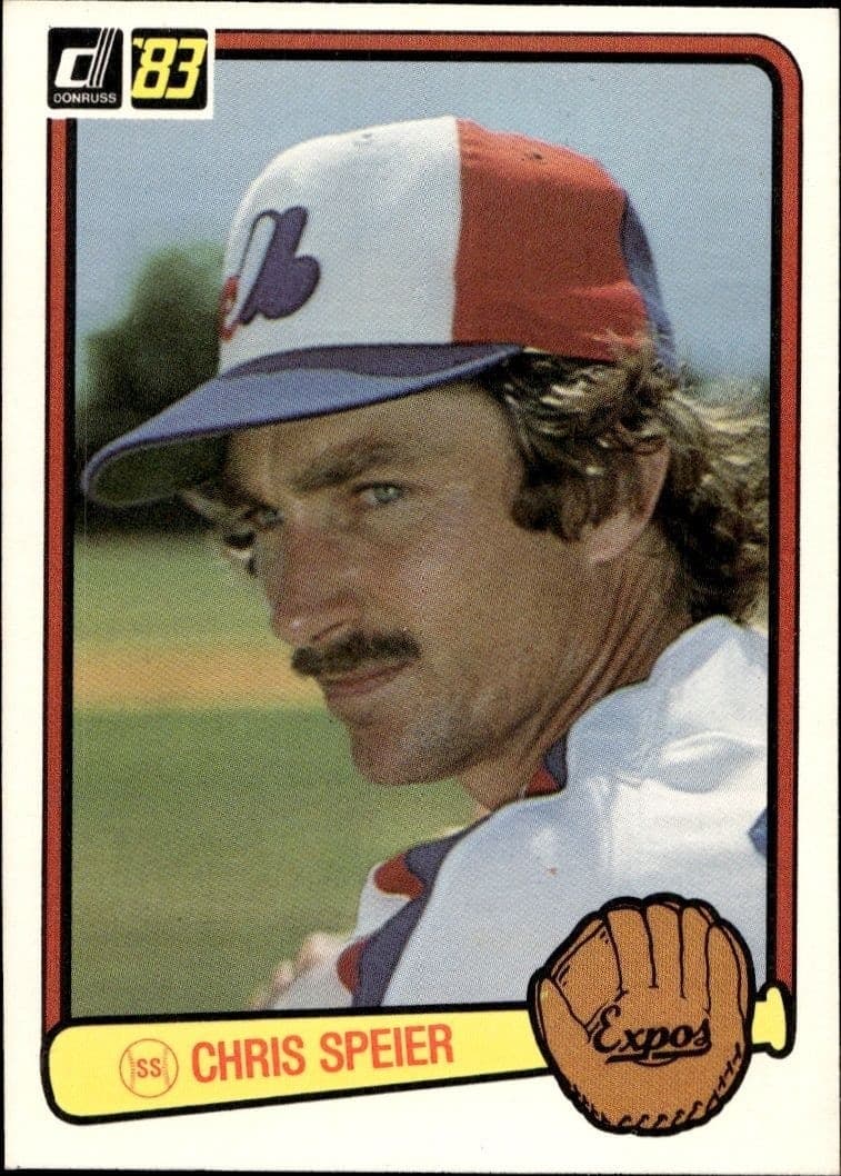 1983 Donruss Chris Speier #266 trading card