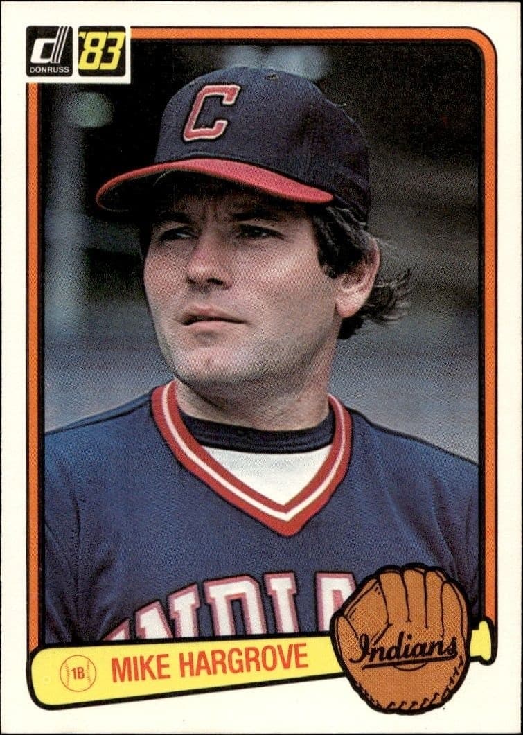 1983 Donruss Mike Hargrove #450 trading card
