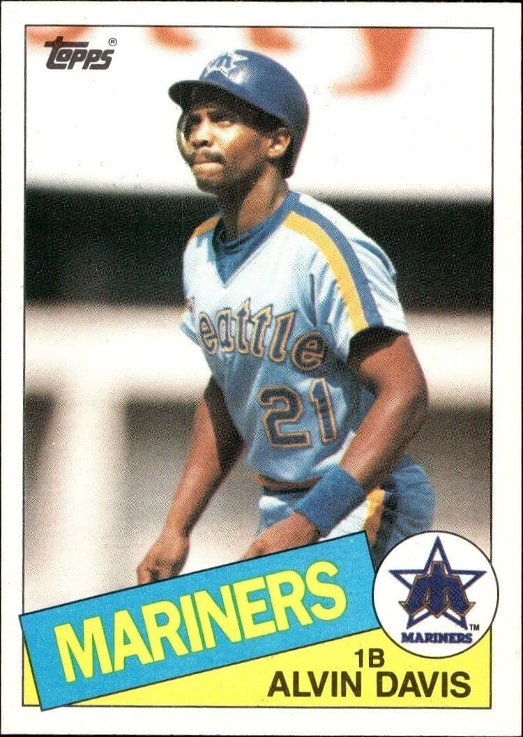 1985 Topps Alvin Davis #145 trading card