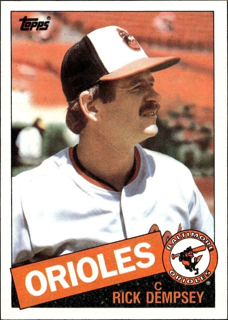 1985 Topps Rick Dempsey #521 trading card