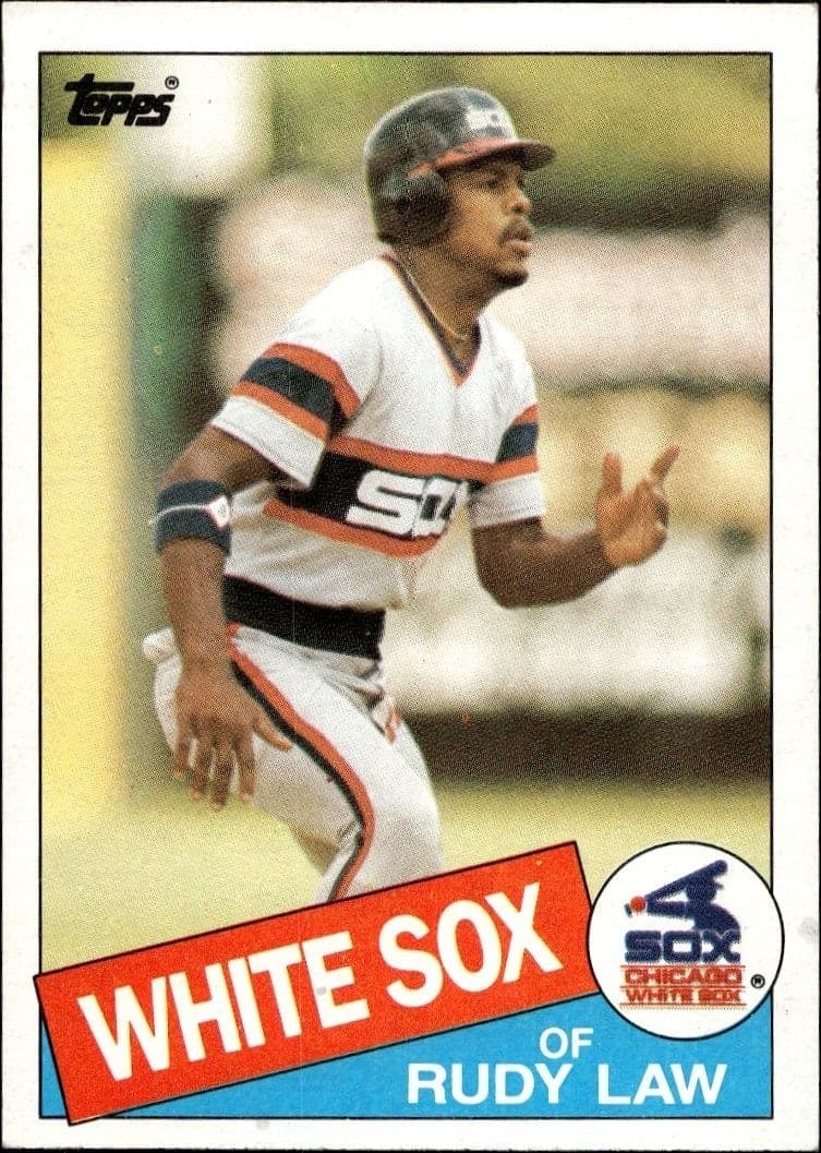 1985 Topps Rudy Law #286 baseball trading card front