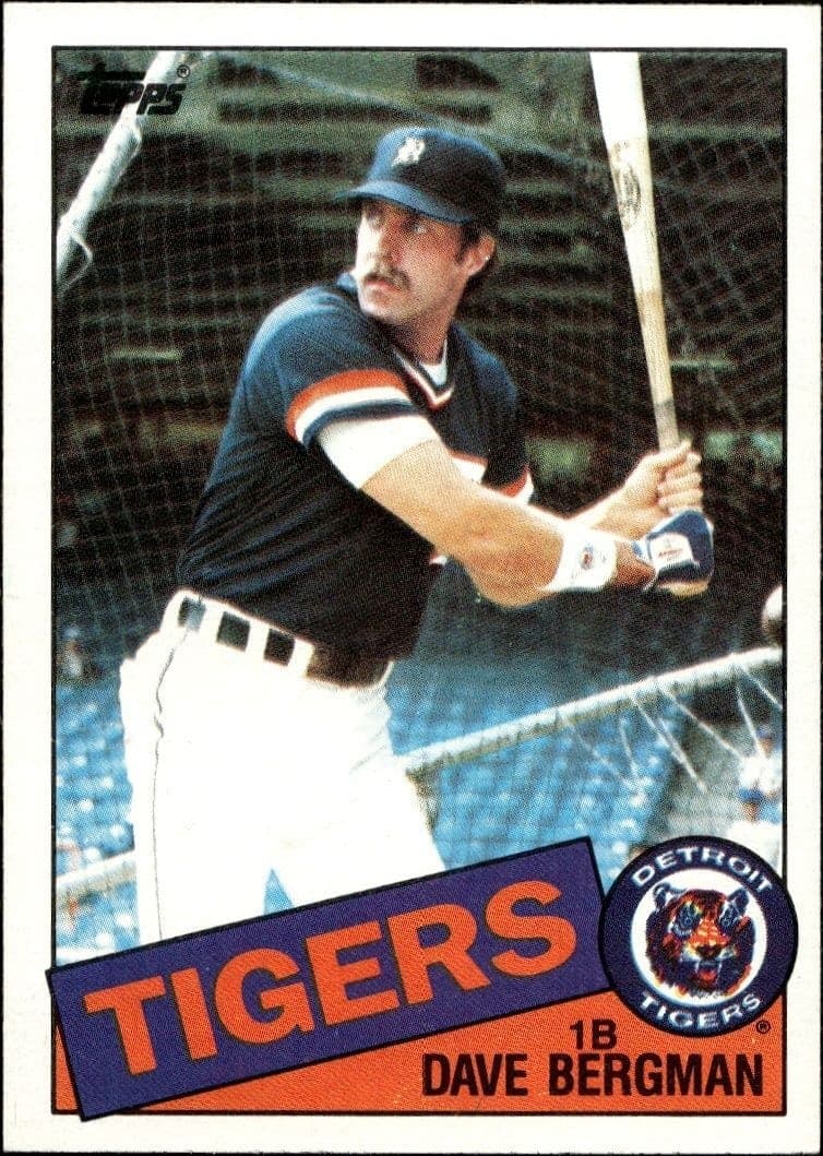 1985 Topps Dave Bergman #368 trading card