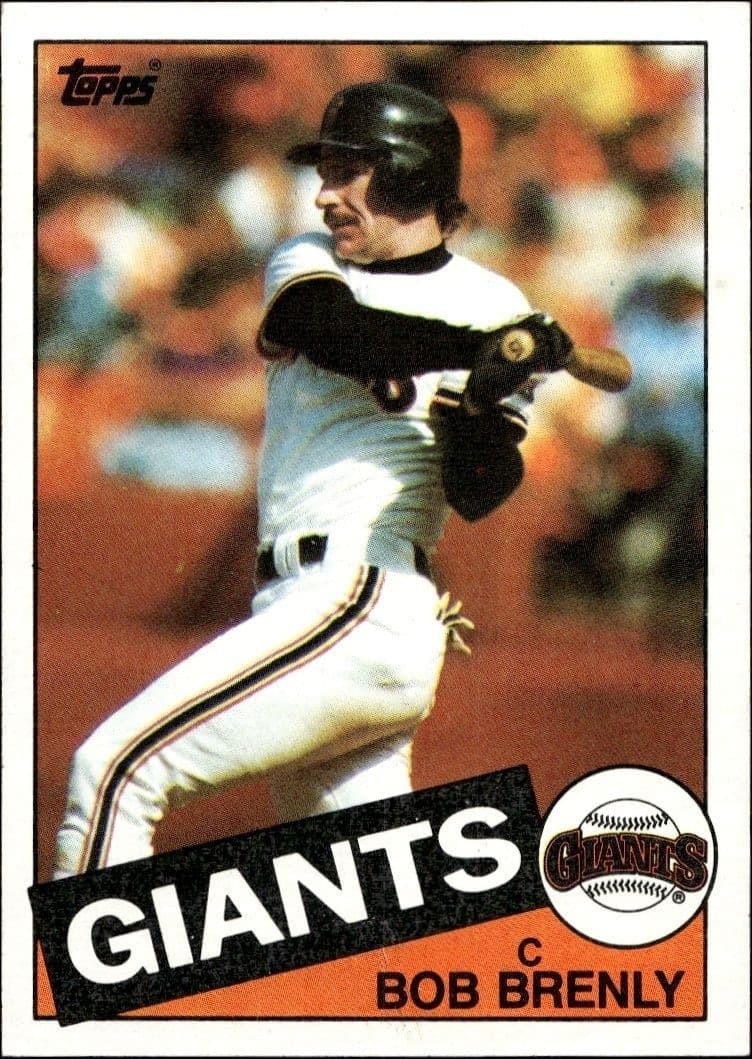 1985 Topps Bob Brenly #215 trading card