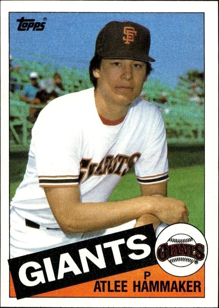 1985 Topps Atlee Hammaker #674 trading card