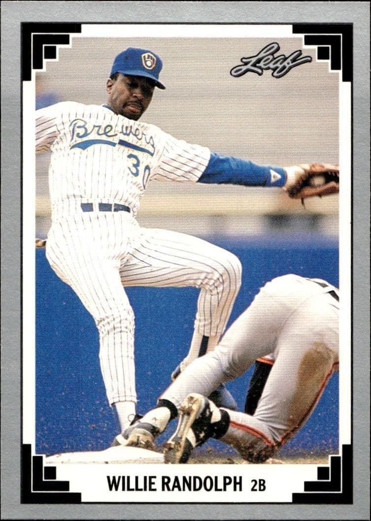 1991 Leaf Series 2 Willie Randolph #419 trading card