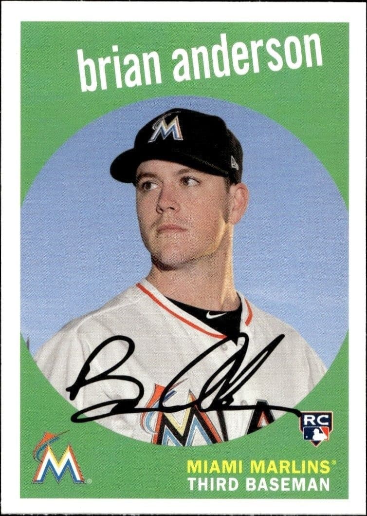 2018 Topps Archives Brian Anderson #65 trading card