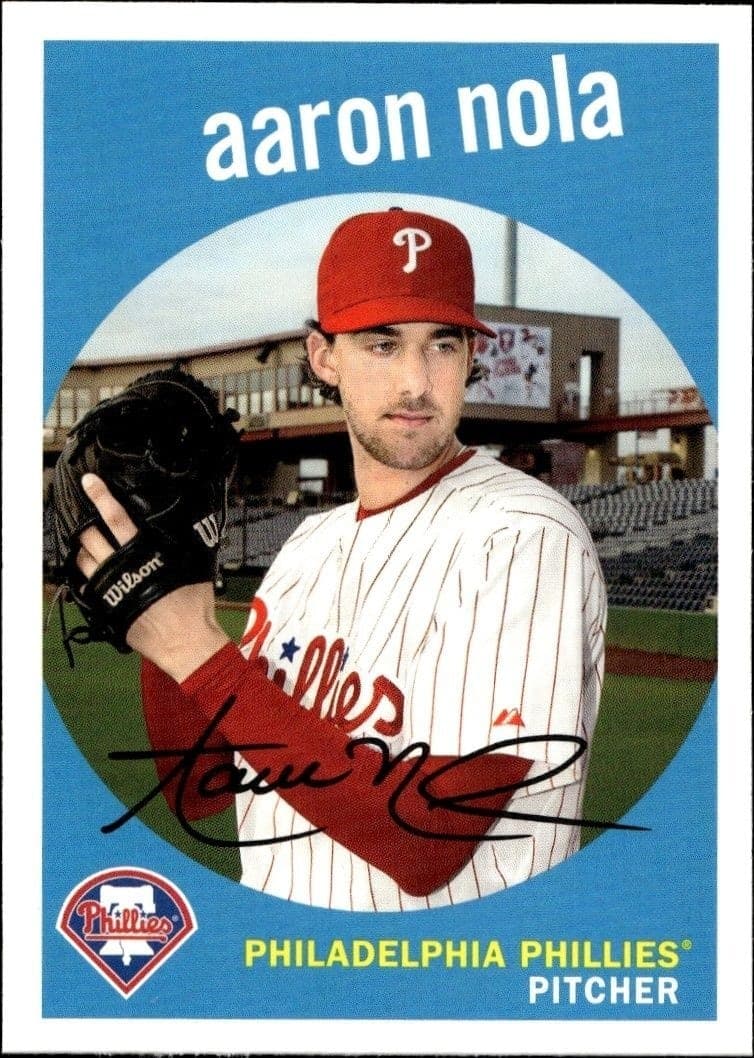 2018 Topps Archives Aaron Nola #56 trading card