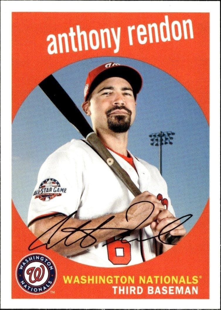 2018 Topps Archives Anthony Rendon #34 trading card