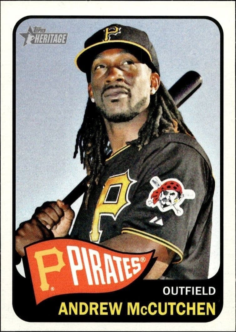 2014 Topps Heritage Andrew McCutchen #160 trading card