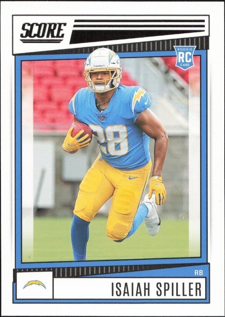 2022 Panini Score Isaiah Spiller #331 trading card