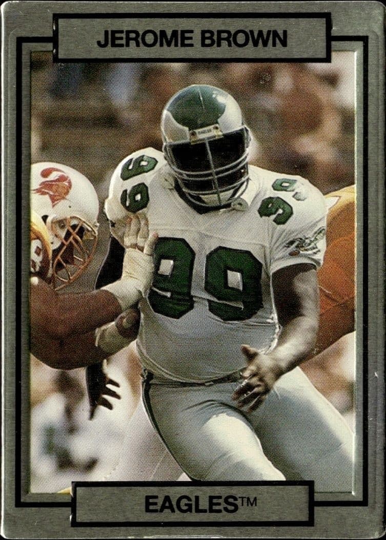 1990 Action-Packed Jerome Brown #202 trading card