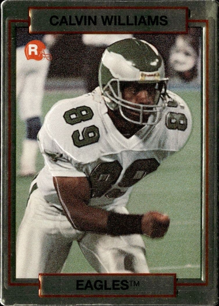 1990 Action-Packed Calvin Williams #50 trading card
