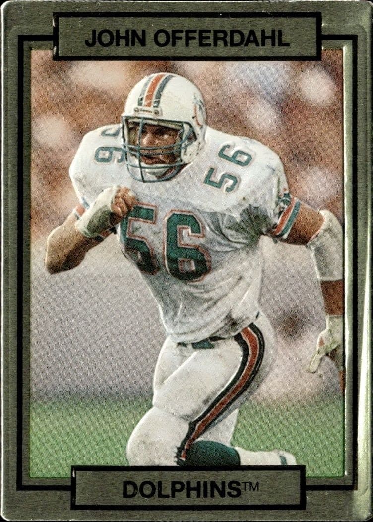 1990 Action-Packed John Offerdahl #147 trading card