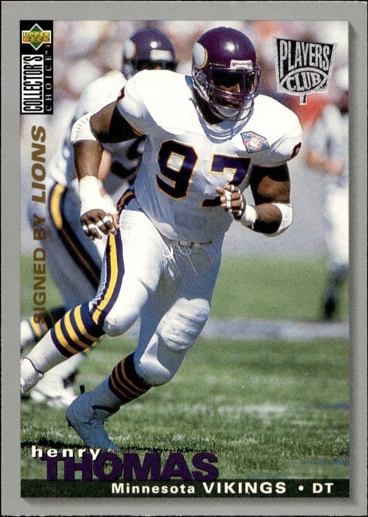 1995 Upper-Deck Collector's Choice Henry Thomas #210 trading card