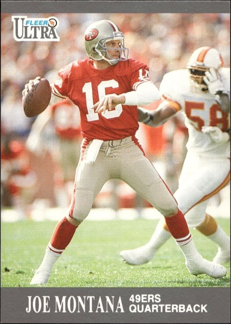 1991 Fleer Ultra Joe Montana #251 trading card