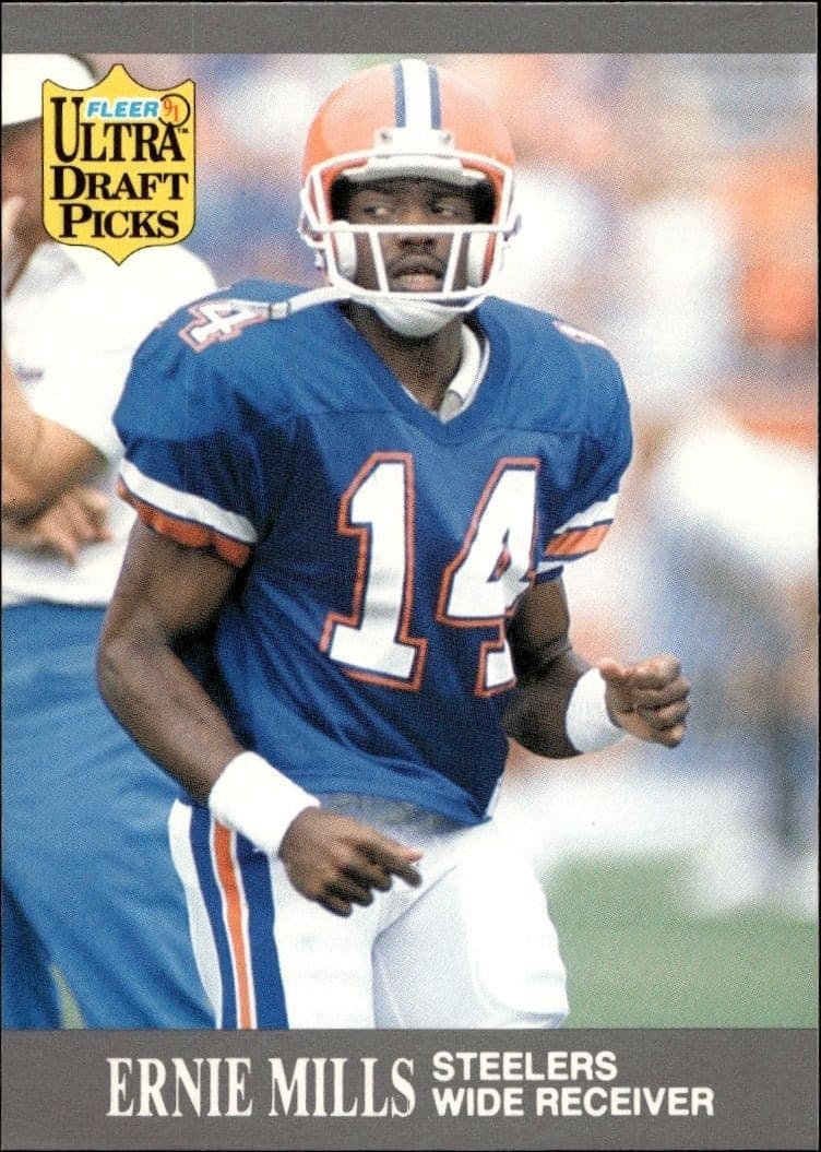 1991 Fleer Ultra Ernie Mills #290 football trading card front