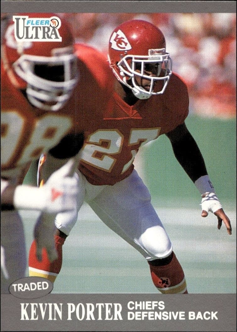 1991 Fleer Ultra Ultra Kevin Porter #71 football trading card front