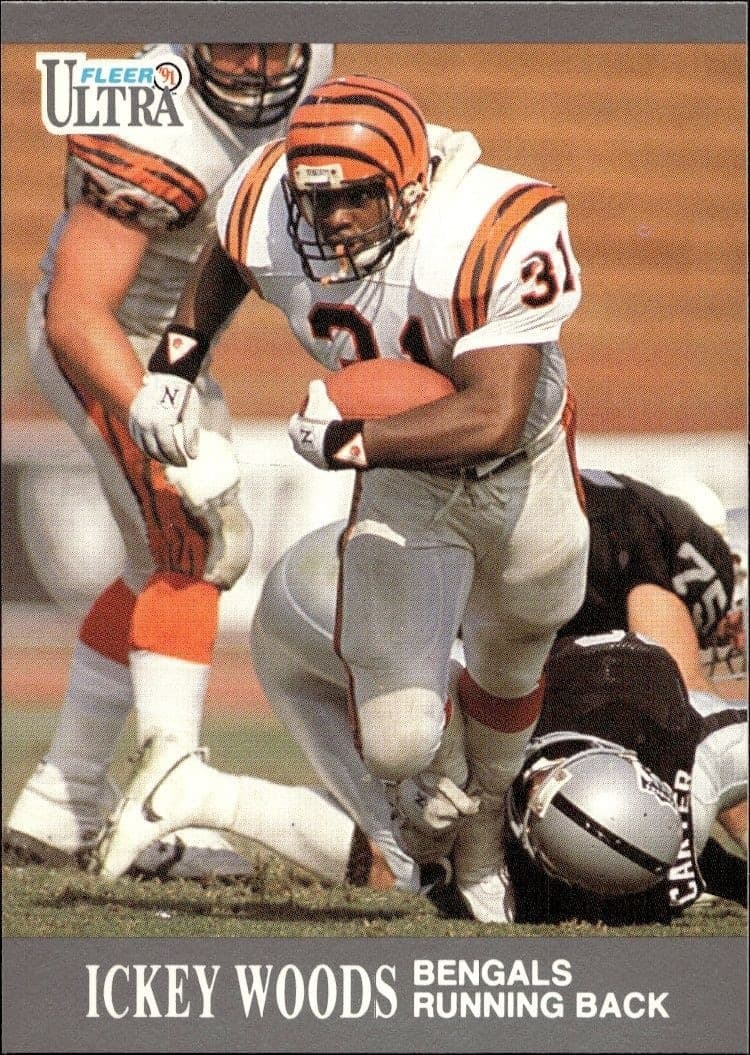 1991 Fleer Ultra Ickey Woods #23 trading card